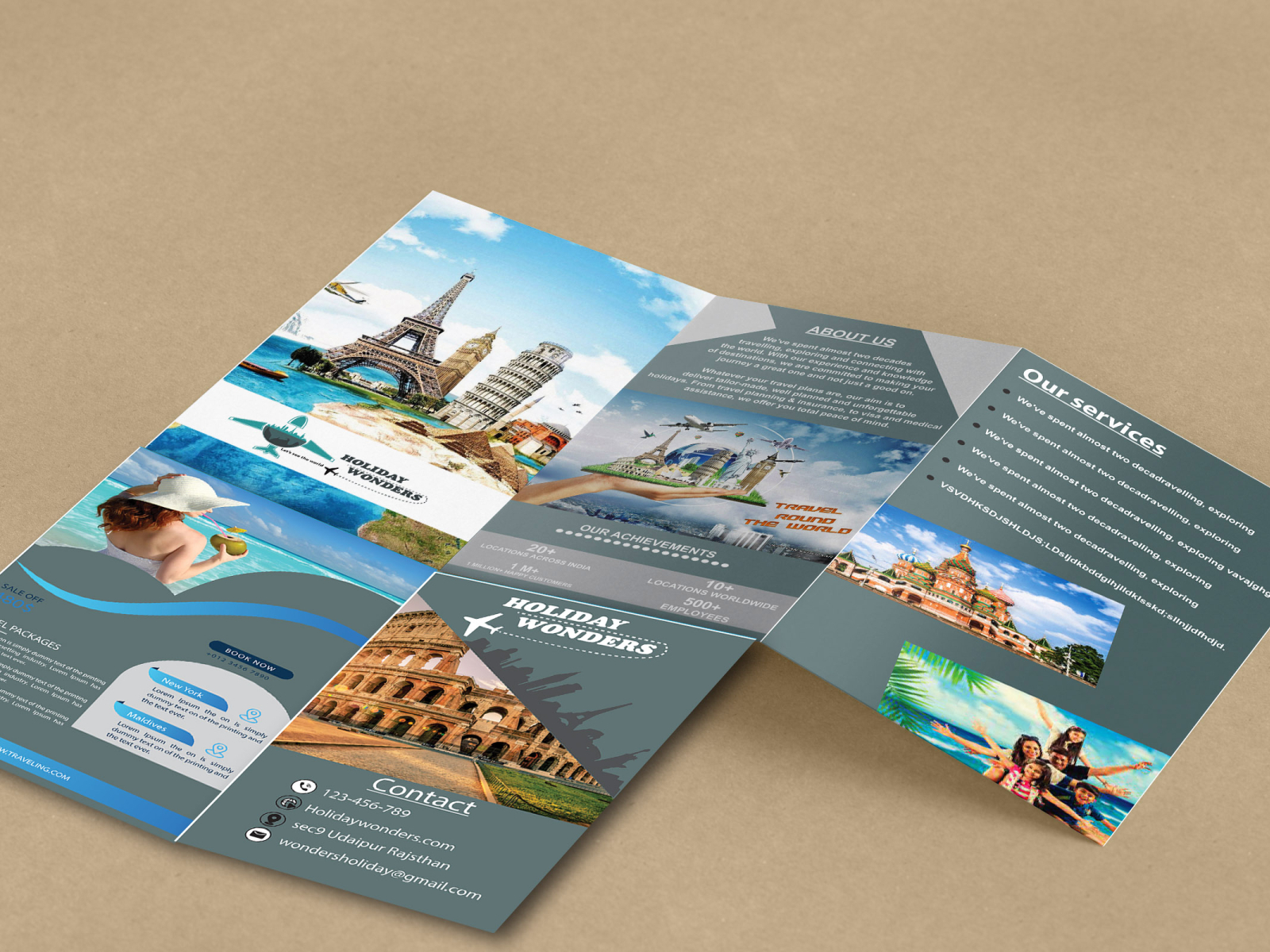 Brochure Design by Rishabh designs on Dribbble