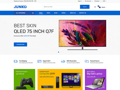 Junko - Electronics eCommerce Shopify Theme