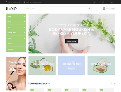 Kavir - eCommerce HTML Template bootstrap clean digital ecommerce ecommerce html5 electronic fashion store furniture html5 luxury fashion modern multipurpose ecommerce html online ecommerce html online shop responsive shopping