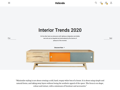 Helendo - Furniture eCommerce HTML Template