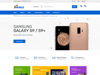 Kinle - Responsive eCommerce HTML Template