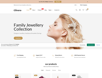 Jewellery Shopify Theme designs themes templates and