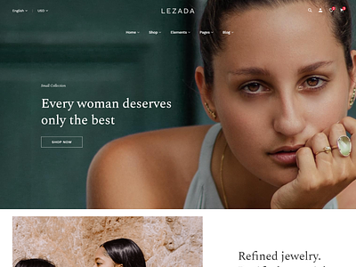 Lezada Multipurpose eCommerce HTML Template accessories art craft baby shop backpack bike books breard oil cosmetics furniture games perfumes responsive shopping