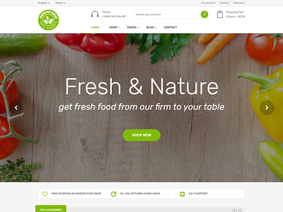 Greenfarm   Organic Food Shop HTML Template