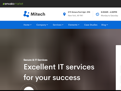 Mitech   React Gatsby Technology   Blog Template