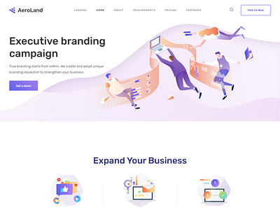 Aeroland   Vue JS App   Saas Landing Page Template