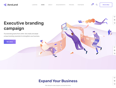 Aeroland App Landing HTML Template app app landing html digital product ebook landing page lead capture marketing mobile app landing modern online marketing product responsive html saas