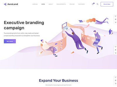 Aeroland   App Landing HTML Template