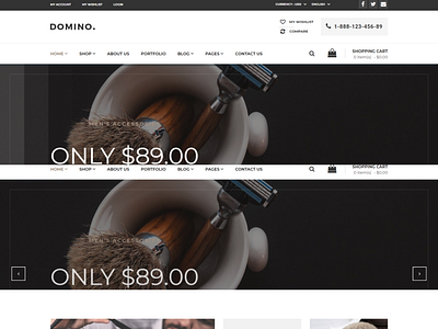 Domino   Fashion Shop eCommerce HTML Template