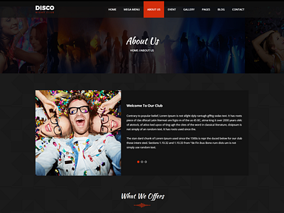 Disco   Night Club HTML Template