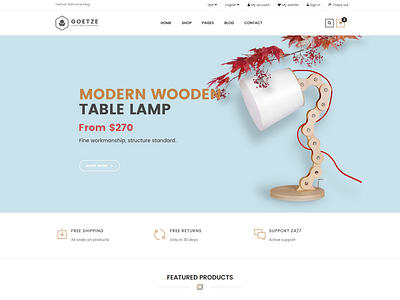 Goetze   Furniture Shop eCommerce HTML Template