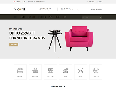 Grand   Furniture HTML Template