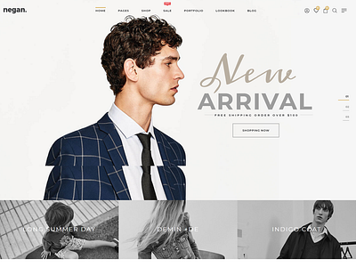 Negan   Minimal eCommerce HTML Template