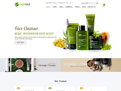 Organica   Health Beauty HTML Template