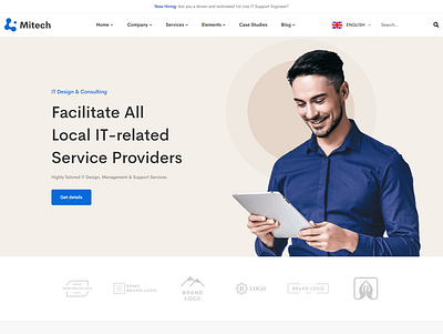 Mitech Vue Nuxt JS Technology Blog Template clean creative agency digital agency information technology modern nuxt js services company software startups startups service vue corporate vue.js template vue.js template