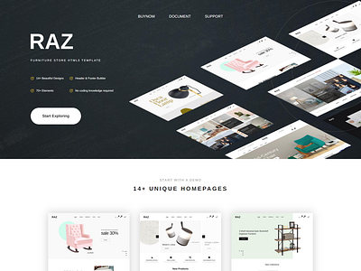 Raz   Furniture Store HTML5 Template