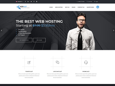 HeroHost   Web Hosting HTML Template