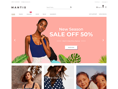 Mantis   Minimal eCommerce HTML Template