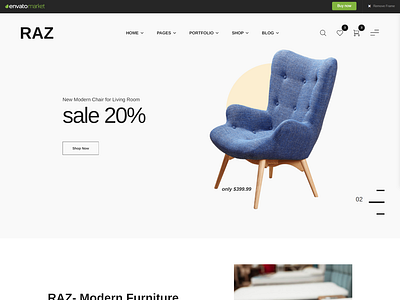 Raz   Furniture Store HTML5 Template