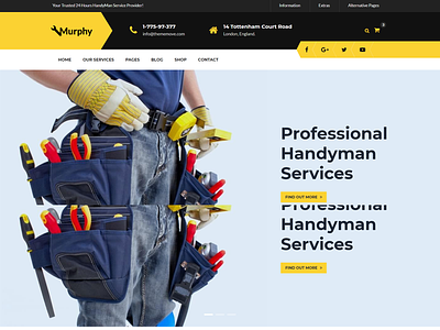 Murphy   Home Maintenance   Repair Service HTML Template