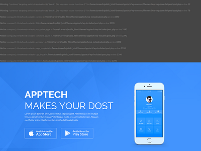 AppTech   App Landing Page WordPress Theme