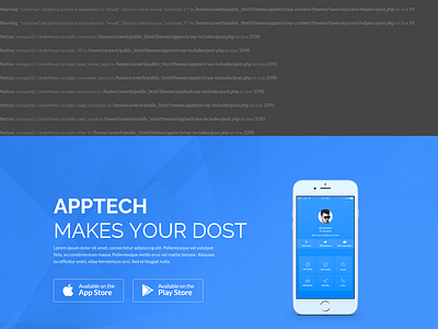 AppTech App Landing Page WordPress Theme app app agency app landing app landing page app product app wordpress app wp landing landing page mobile app saas landing software software landing page