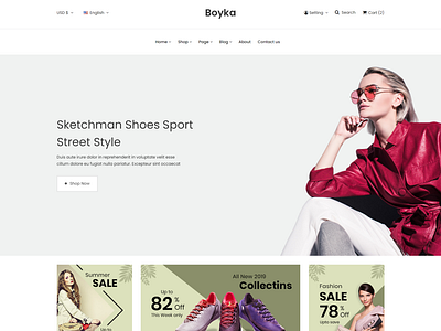 Boyka – Fashion eCommerce HTML Template