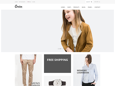 Cruise - Fashion Store HTML Template