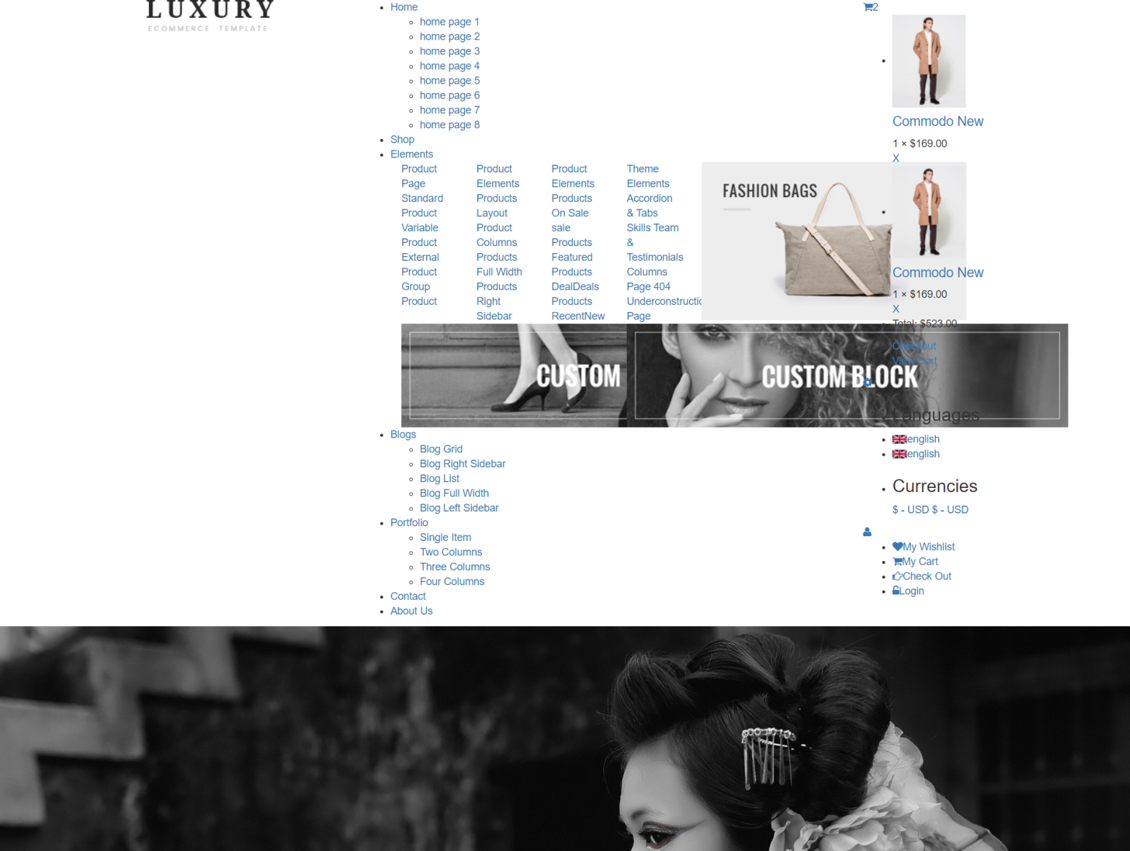 Luxury - Fashion Store HTML Template By HasTech On Dribbble