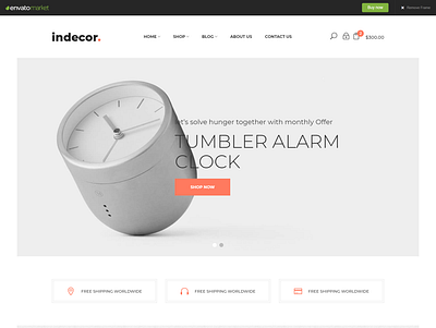 Indecor – Minimal Furniture Store HTML Template