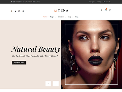 Yena – Beauty & Cosmetic HTML Template beauty cosmetic html template bootstrap html template bootstrap website template cosmetics shop website template ecommerce html template ecommerce html website modern cosmetic html website responsive ecommerce template responsive html template