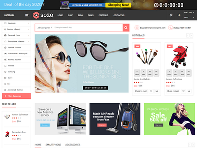 Sozo - Fashion Electronics Store HTML Template