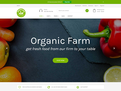 Organic Food Shopify eCommerce Theme - Greenfarm ecommerce shopify theme organic farm shopify theme organic food shopify theme organic food store shopify theme