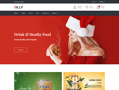 Billy - Food & Drink Store Shopify Theme bakery shop shopify theme beverage shop shopify theme ecommerce shopify theme food drink store shopify theme food blog shopify theme responsive shopify theme restaurant shopify theme