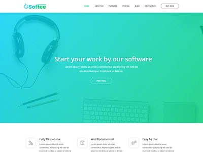Softee - Multipurpose Software  SaaS Product Theme