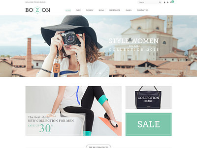 Bozon - Fashion HTML Template