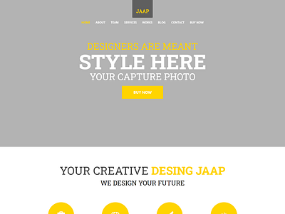 Jaap - Creative MultiPurpose WordPress Theme agency creative creative business designer developer wp theme freelancer one page wordpress theme i personal portfolio
