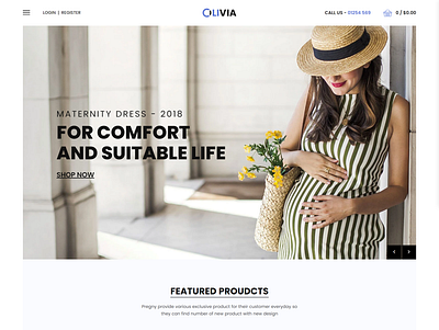 Olivia - Maternity Shop Shopify Theme cosmetics shopify theme ecommerce shopify theme gynecologist shopify theme maternity shop shopify theme readymade garments shopify theme valentine shopify theme