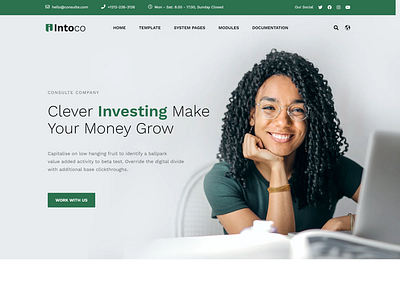 Intoco - Investment Company HubSpot Theme