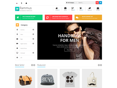 Rammus - Fashion Store HTML Template bootstrap html web template ecommerce fashion web template elegant fashion web template fashion store html template minimal html fashion template responsive html template responsive html web template