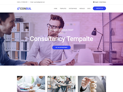 Consul - Consulting Business HubSpot Theme