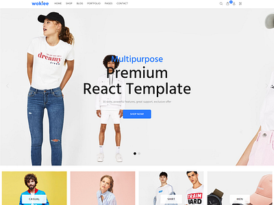 Wokiee - Multipurpose React eCommerce Template