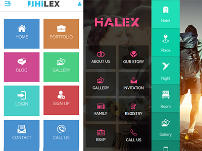 Jhilex - Mobile & App HTML Template agent android app business app device framework7 ios mobile mobile web modern phone travel