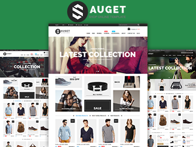 Sauget - eCommerce HTML Template bag store camera store ecommerce ecommerce template electronics store fashion store html shop template online store shop