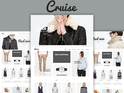 Cruise - Fashion e-Commerce HTML Template camera store clothes digital ecommerce electronic store electronics fashion store html shop template online store shoes shop