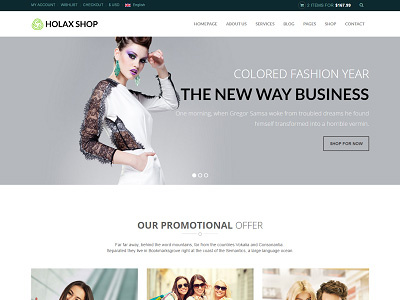 Holax - Multipurpose HTML eCommerce Template bag store bootstrap camera store clothes ecommerce template electronic store electronics fashion store html shop template online store shoes