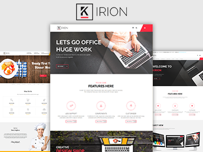 Kirion - Multipurpose Bootstrap Template agency bootstrap business developer freelancer html5 individual individual portfolio multipurpose one page personal portfolio