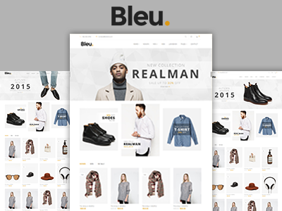 Bleu - Responsive eCommerce HTML5 Template digital fashion fashion shop furniture html5 online shop shopping