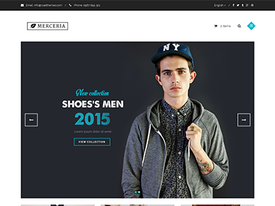 Merceria - Responsive HTML Fashion Template clothes shop ecommerce fashion fashion shop html5 shoe shop shopping