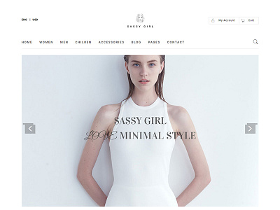 Sassy Girl - eCommerce Fashion Template